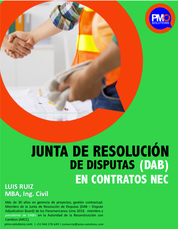 Flyer Junta de Resolución de Disputas DAB - JRD